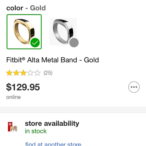 Fitbit Alta Metal Accessory Bracelet - Picture 4 of 7